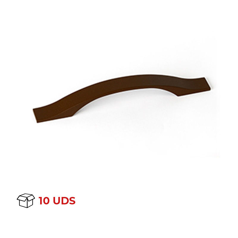 Tirador Asa Mueble | Estilo Contemporáneo | Fabricado en Aluminio | Acabado en Marrón chocolate | Distancia Entrepuntos: 128 mm | Medidas 280*134*57
Tirador Asa Mueble | Estilo Contemporáneo | Fabricado en Aluminio | Acabado en Marrón chocolate | Distancia Entrepuntos: 128 mm | Medidas 280*134*57
