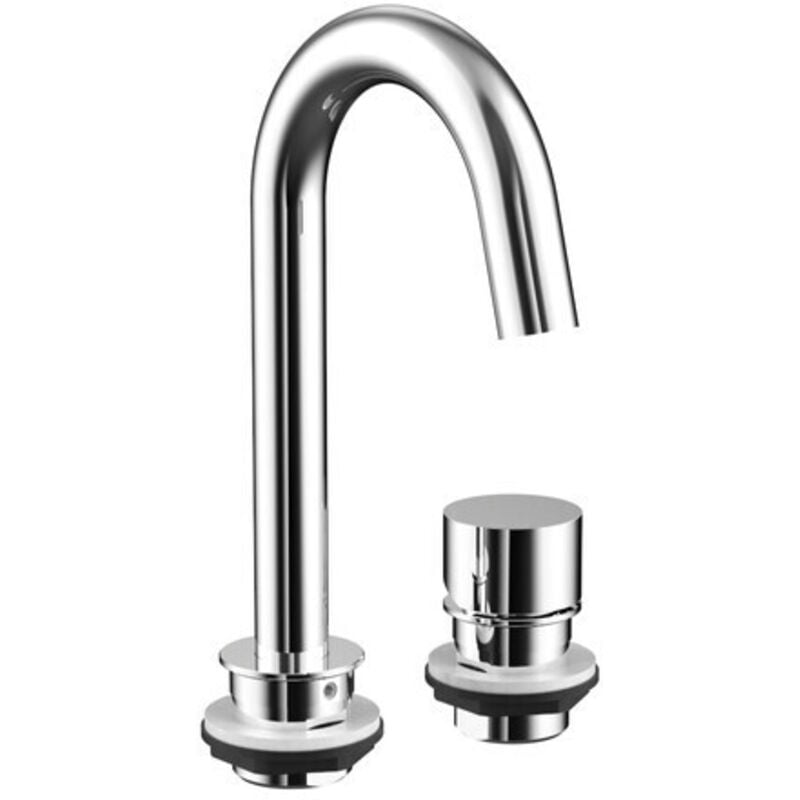 Tirador de lavabo de 2 orificios para lavabo de invitados de 450 mm cromado EMCO
Tirador de lavabo de 2 orificios para lavabo de invitados de 450 mm cromado EMCO