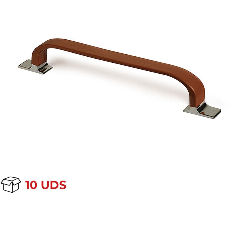 Tirador Asa Mueble | Estilo Decorativo | Fabricado en Zamak | Acabado en Marrón - Cromo Brillo | Distancia Entrepuntos: 160 mm | Medidas 280*134*57
Tirador Asa Mueble | Estilo Decorativo | Fabricado en Zamak | Acabado en Marrón - Cromo Brillo | Distancia Entrepuntos: 160 mm | Medidas 280*134*57