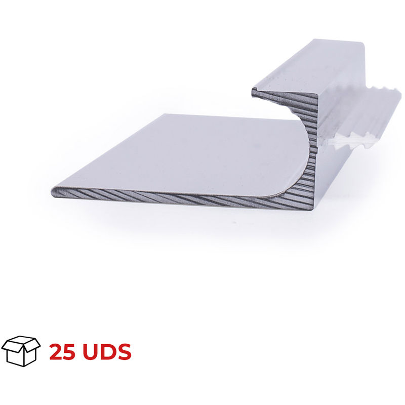 Caja con 25 asas de estilo moderno, fabricada en aluminio, con acabado cromo brillo y 247 mm de distancia entre punt
Caja con 25 asas de estilo moderno, fabricada en aluminio, con acabado cromo brillo y 247 mm de distancia entre punt