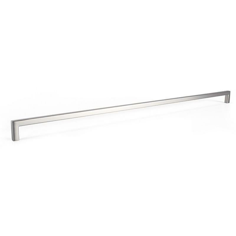 Tirador zamak u acabado niquel cepilla medida tirador dist. 492mm. - Mibricoplus 
Tirador zamak u acabado niquel cepilla medida tirador dist. 492mm. - Mibricoplus