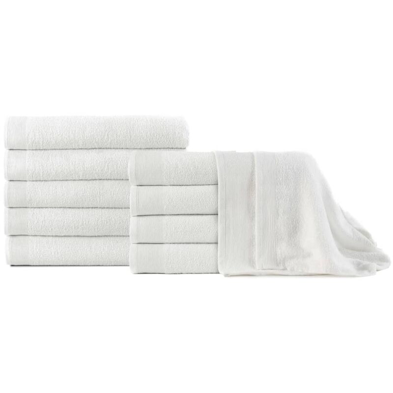 vidaXL Toallas de Cortesía Algodón Blanco 350 g/m² 10 Unidades 100x150 cm - Blanco
vidaXL Toallas de Cortesía Algodón Blanco 350 g/m² 10 Unidades 100x150 cm - Blanco