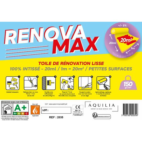 Toile De R Novation Renov Lisse Prepeint G M Base De Cellulose