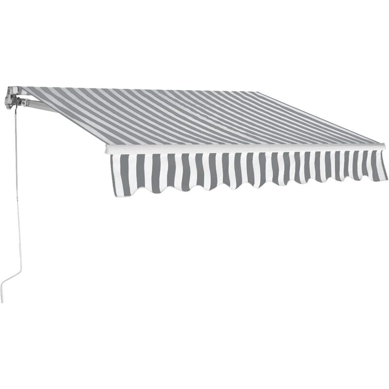 Toldo con Brazo Plegable de 2,5 x 2 Metros Toldo Manual Impermeable y Resistente a los Rayos UV Toldo para Balcón Terraza Puerta Ventana (Rayas Gris)
Toldo con Brazo Plegable de 2,5 x 2 Metros Toldo Manual Impermeable y Resistente a los Rayos UV Toldo para Balcón Terraza Puerta Ventana (Rayas Gris)