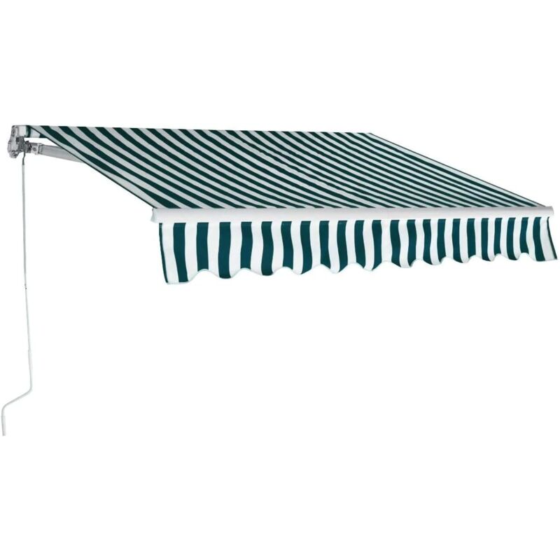 Toldo con Brazo Plegable de 2,5 x 2 Metros Toldo Manual Impermeable y Resistente a los Rayos UV Toldo para Balcón Terraza Puerta Ventana (Rayas Verde)
Toldo con Brazo Plegable de 2,5 x 2 Metros Toldo Manual Impermeable y Resistente a los Rayos UV Toldo para Balcón Terraza Puerta Ventana (Rayas Verde)