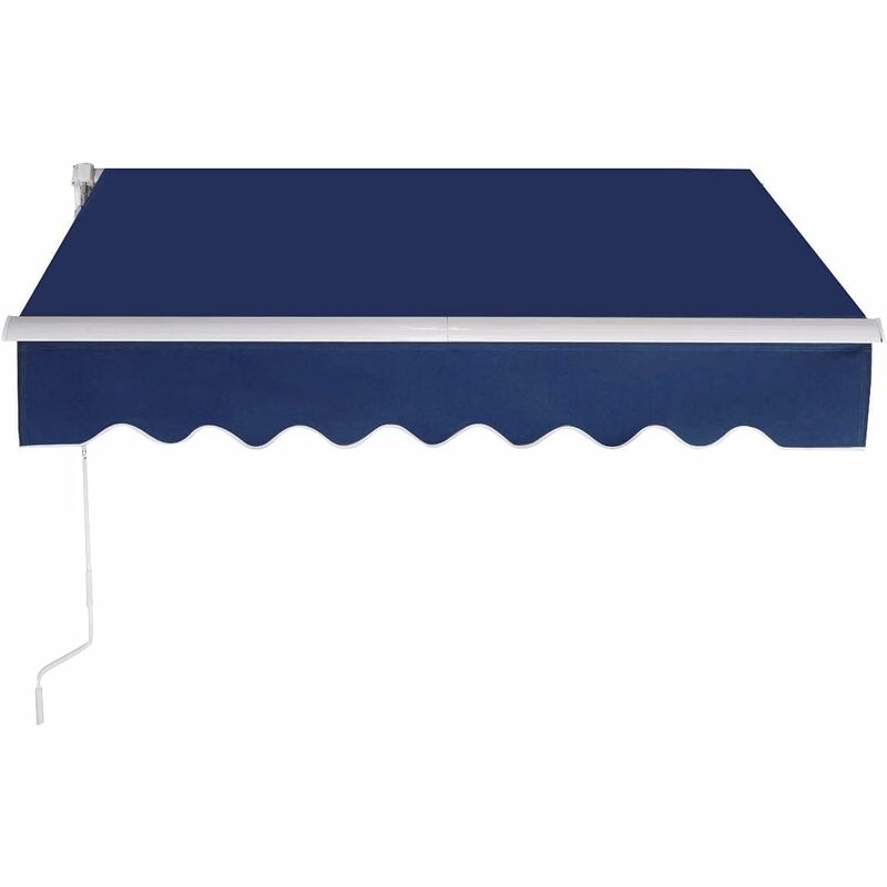 Toldo con Brazo Plegable de 2,5 x 2 Metros Toldo Manual Impermeable y Resistente a los Rayos UV Toldo para Balcón Terraza Puerta Ventana (Azul Oscuro)
Toldo con Brazo Plegable de 2,5 x 2 Metros Toldo Manual Impermeable y Resistente a los Rayos UV Toldo para Balcón Terraza Puerta Ventana (Azul Oscuro)