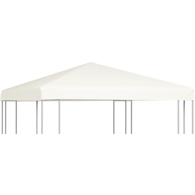 Toldo de Cenador 310 g/m² 3x3 m Blanco Crema - Blanco - Vidaxl 
Toldo de Cenador 310 g/m² 3x3 m Blanco Crema - Blanco - Vidaxl