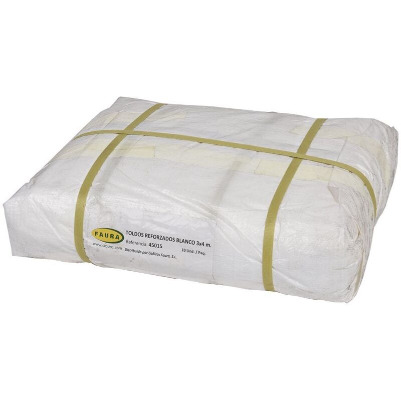Faura - Lona de protección | Lona Cubierta impermeable | Polietileno Reforzado - Blanco | Varias Medidas - 4x6 m.
Faura - Lona de protección | Lona Cubierta impermeable | Polietileno Reforzado - Blanco | Varias Medidas - 4x6 m.