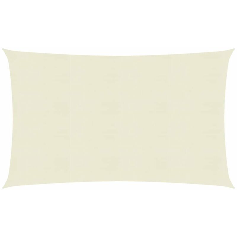 Toldo de vela crema HDPE 160 g/m2 6x7 m