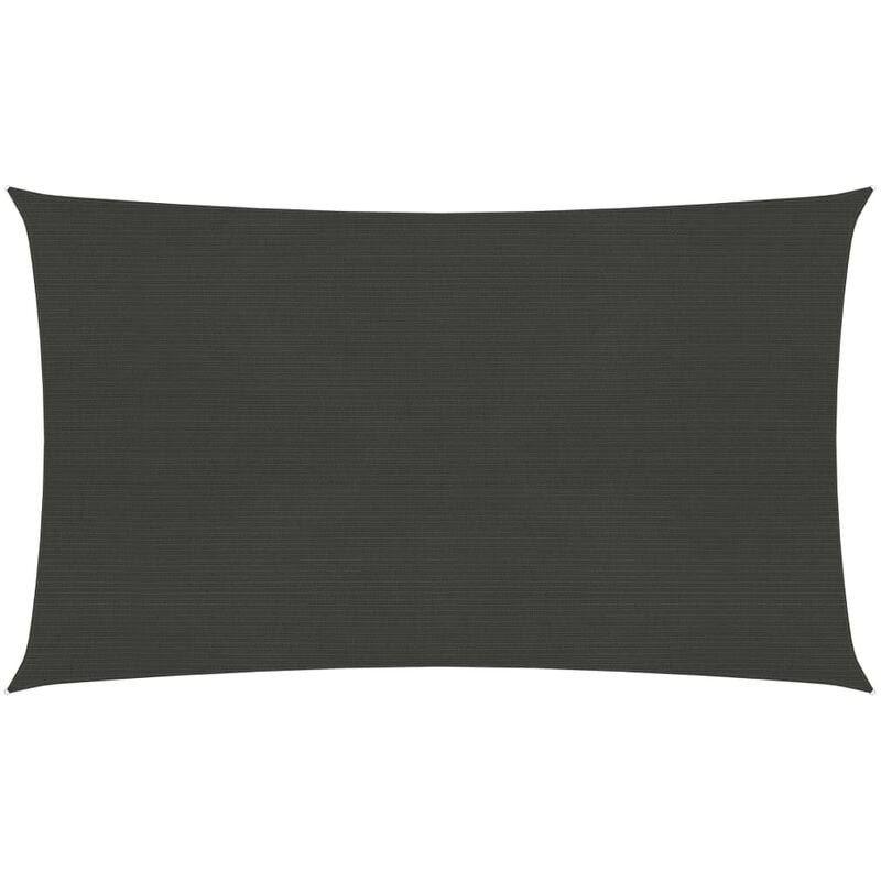 Toldo de vela gris antracita HDPE 160 g/m² 3x5 m - Antracita 
Toldo de vela gris antracita HDPE 160 g/m² 3x5 m - Antracita