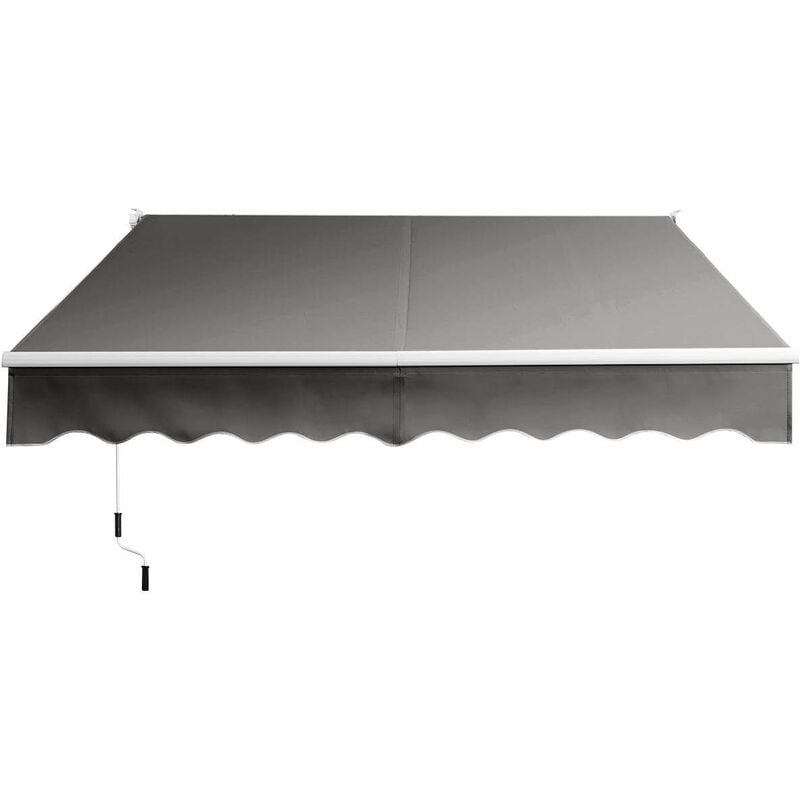 Toldo Plegable de 2,95 x 2,5 m toldo para Sol Toldo Retráctil de Marco y Manivela de Aluminio para Balcón y Veranda (Gris Oscuro)
Toldo Plegable de 2,95 x 2,5 m toldo para Sol Toldo Retráctil de Marco y Manivela de Aluminio para Balcón y Veranda (Gris Oscuro)