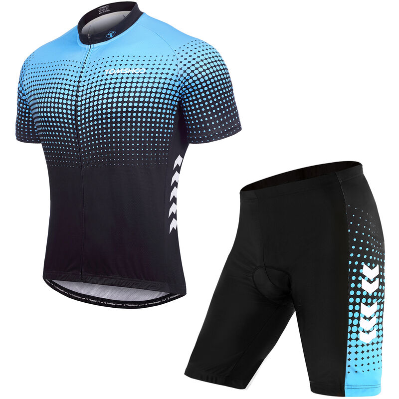 TOM SHOO Trajes cortos de verano para hombre, con pantalones cortos de montar acolchados de gel 5D, conjunto de jersey de ciclismo transpirable de
TOM SHOO Trajes cortos de verano para hombre, con pantalones cortos de montar acolchados de gel 5D, conjunto de jersey de ciclismo transpirable de