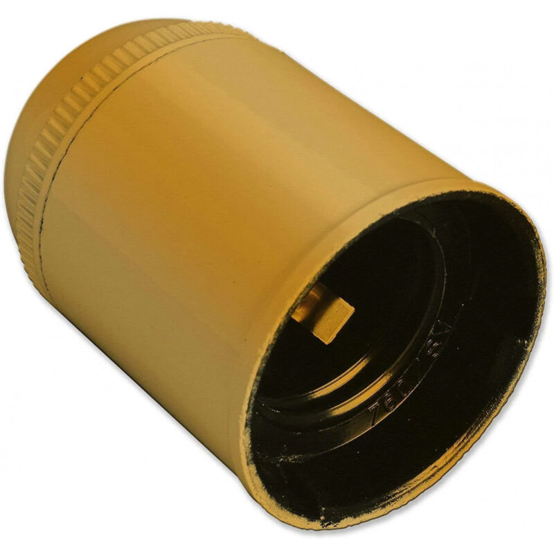 Electra Line - Portalámparas E27, liso, dorado, diámetro 10, 150W, 4A, 250V, antigiro
Electra Line - Portalámparas E27, liso, dorado, diámetro 10, 150W, 4A, 250V, antigiro