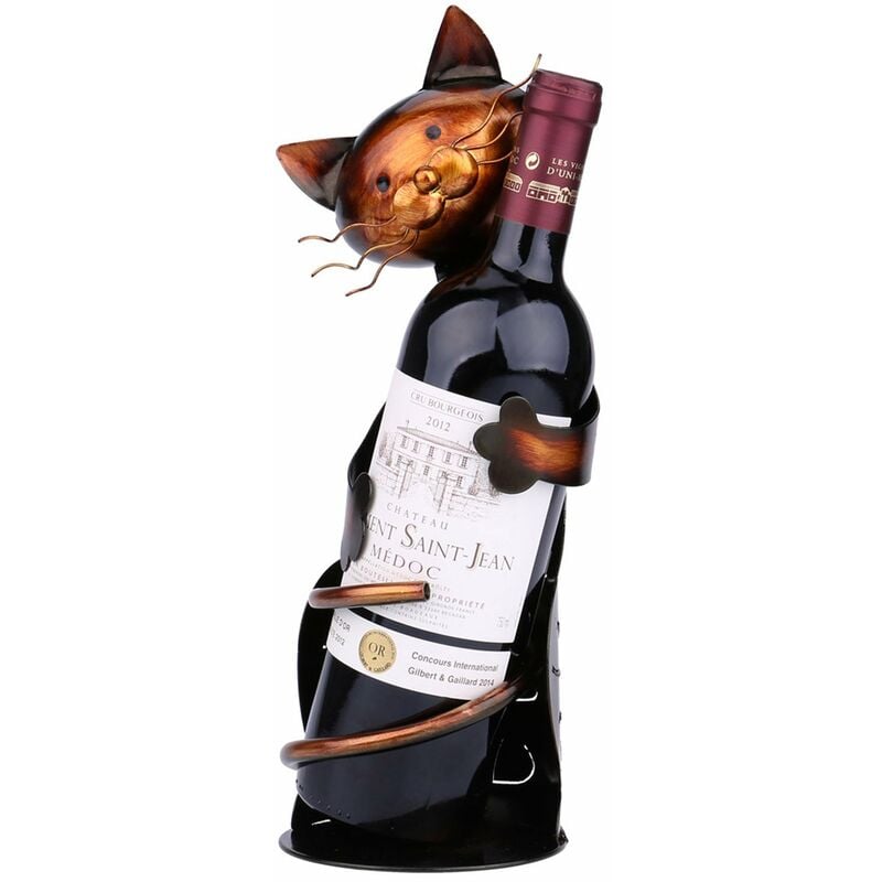 TOOARTS Porta vino en forma de gato, Estante para vino, Escultura de metal, Decoracion de interiores Artesania
TOOARTS Porta vino en forma de gato, Estante para vino, Escultura de metal, Decoracion de interiores Artesania