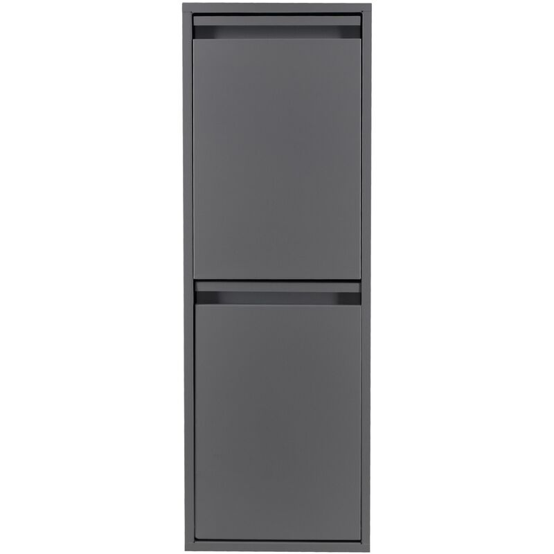 Wellhome - Top Cubo de Basura y Reciclaje de Acero de 2 Cubos Multiusos, Antracita, 90,5 x 30,5 x 24,5 cm
Wellhome - Top Cubo de Basura y Reciclaje de Acero de 2 Cubos Multiusos, Antracita, 90,5 x 30,5 x 24,5 cm
