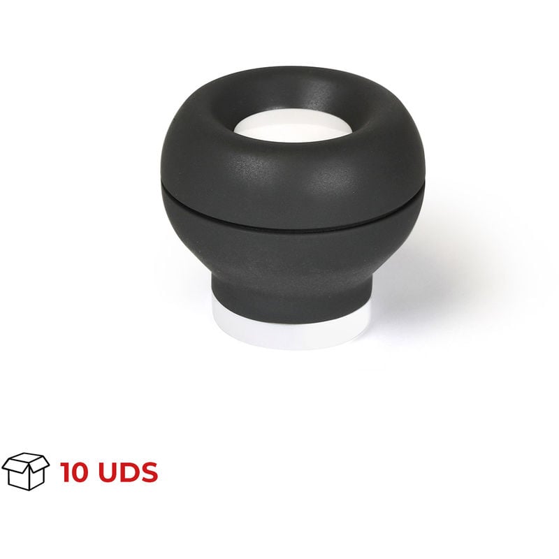 REI - Tope de Puerta | Estilo Decorativo | Protege Paredes y Puertas Frente a Impactos | Fabricado en TPS | Acabado en Antracita - Blanco | Medidas
REI - Tope de Puerta | Estilo Decorativo | Protege Paredes y Puertas Frente a Impactos | Fabricado en TPS | Acabado en Antracita - Blanco | Medidas