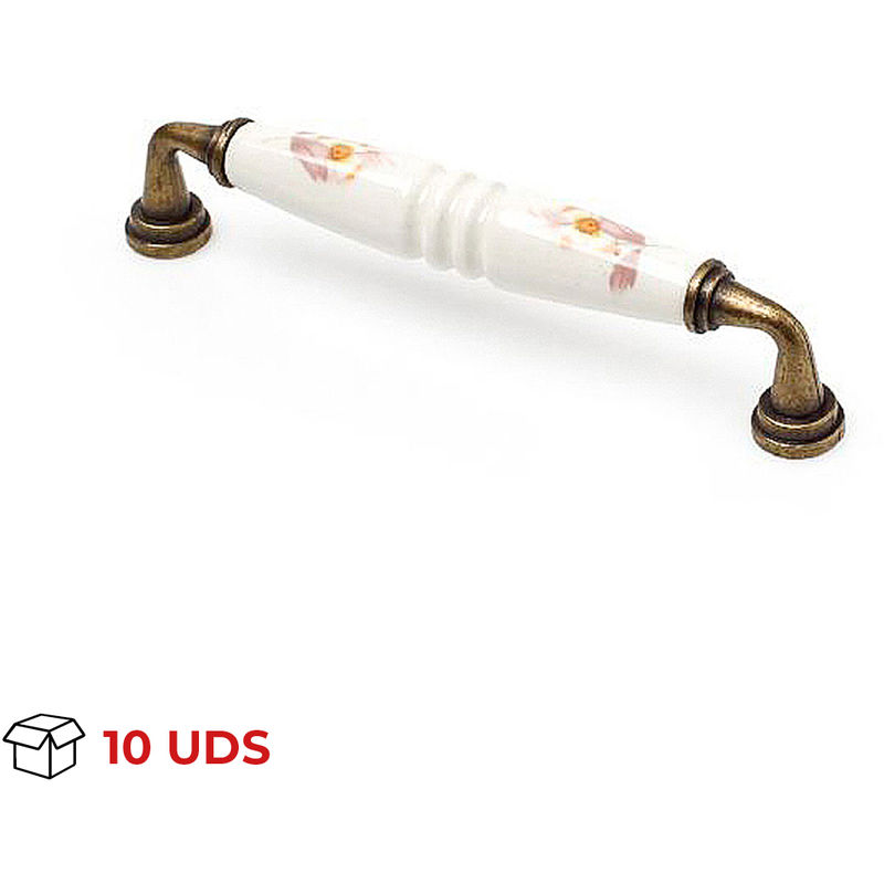 Caja con 10 asas rústica fabricada en porcelana, con acabado flor marrón y 128 mm de distancia entre puntos.
Caja con 10 asas rústica fabricada en porcelana, con acabado flor marrón y 128 mm de distancia entre puntos.