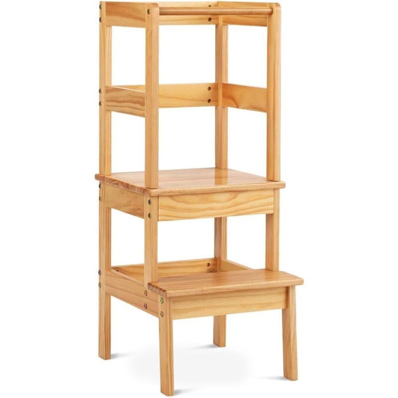 Torre de Aprendizaje Ayudante de Cocina Para Niños Carga hasta 70kg Taburete de Madera Silla de Aprendizaje para Niños
Torre de Aprendizaje Ayudante de Cocina Para Niños Carga hasta 70kg Taburete de Madera Silla de Aprendizaje para Niños