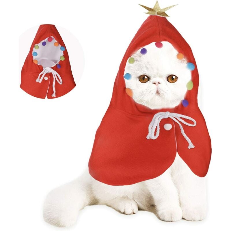 Traje de Navidad para gatos, Ropa para gatos de Navidad, Disfraz de Navidad para gatos / perros, Adecuado para Halloween, Navidad, Fiestas, Eventos
Traje de Navidad para gatos, Ropa para gatos de Navidad, Disfraz de Navidad para gatos / perros, Adecuado para Halloween, Navidad, Fiestas, Eventos