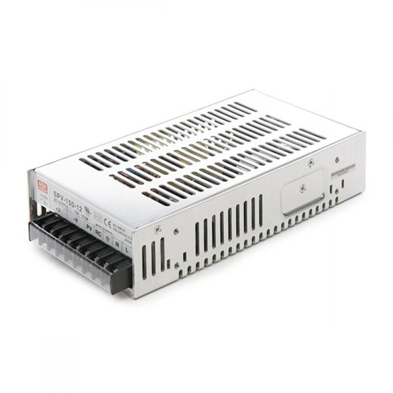 Transformador de LEDs MEANWELL 150W 230VAC/12VDC Interior IP25 (HOY-SPV-150-12)
Transformador de LEDs MEANWELL 150W 230VAC/12VDC Interior IP25 (HOY-SPV-150-12)