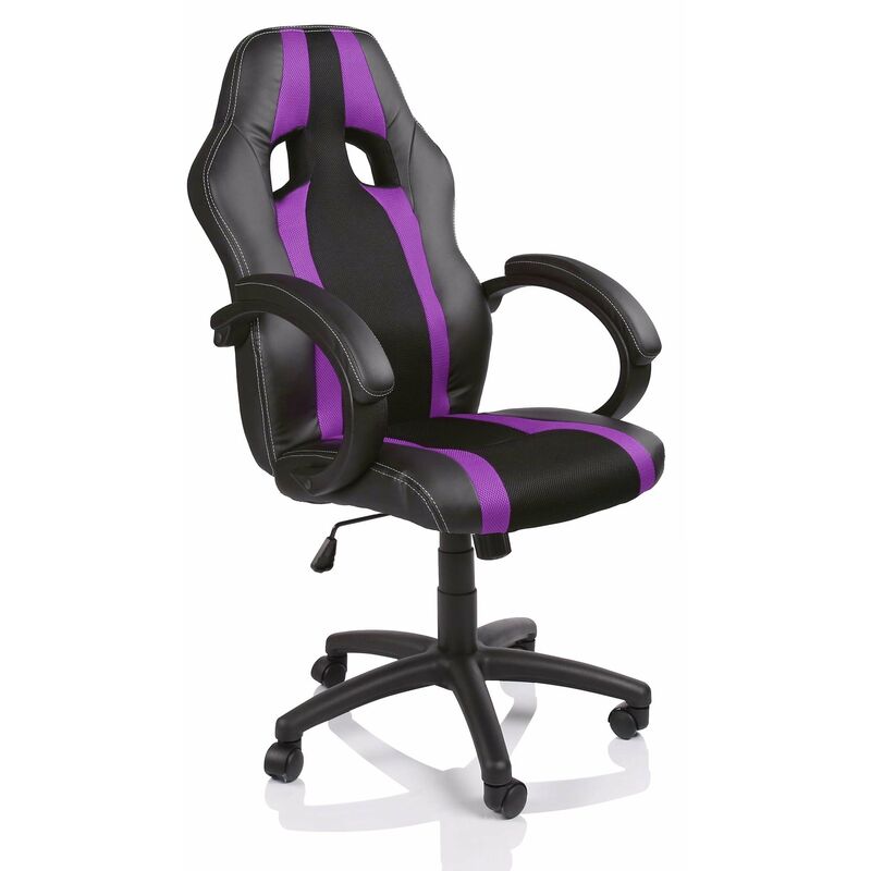 Silla de oficina Racing Silla de escritorio (Negro / Púrpura) ordenador giratoria, Silla Gaming ergonómica, pistón de gas certificado por SGS - Tresko
Silla de oficina Racing Silla de escritorio (Negro / Púrpura) ordenador giratoria, Silla Gaming ergonómica, pistón de gas certificado por SGS - Tresko