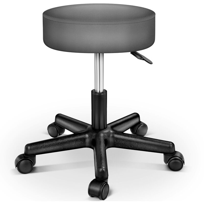 Taburete con ruedas taburete giratorio cosmético de trabajo consulta, regulable en altura, giratorio en 360°, con asiento acolchado de 10 cm y 8
Taburete con ruedas taburete giratorio cosmético de trabajo consulta, regulable en altura, giratorio en 360°, con asiento acolchado de 10 cm y 8