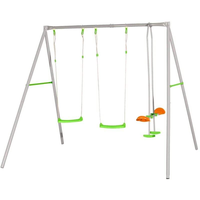 Set de columpios Axion Louise 259x213x220 cm acero J-11468P8 - Multicolor - Trigano
Set de columpios Axion Louise 259x213x220 cm acero J-11468P8 - Multicolor - Trigano