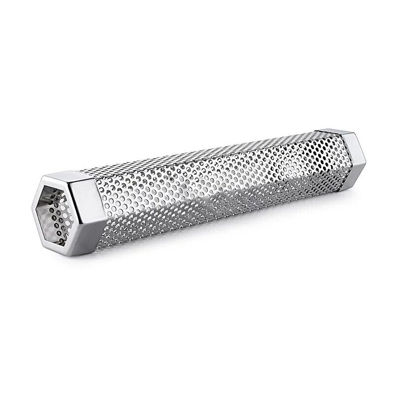 Tubo ahumador de pellets de acero inoxidable LITZEE, tubo de malla para cocina al aire libre, utensilios de cocina para barbacoa, accesorios,
Tubo ahumador de pellets de acero inoxidable LITZEE, tubo de malla para cocina al aire libre, utensilios de cocina para barbacoa, accesorios,