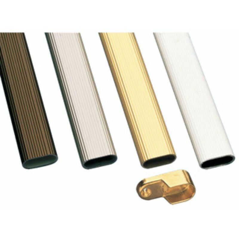 Tubo Armario 1 30X15Mm. 4Mts. Alum. Bron