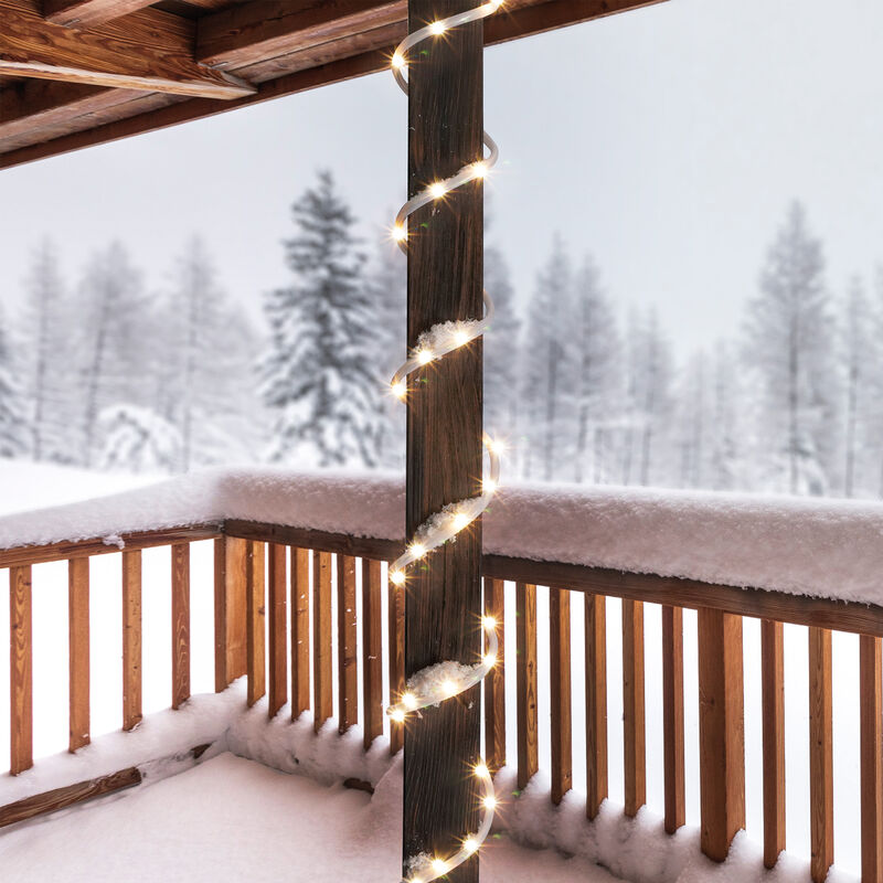 Tubo luminoso solar PREMIUM de 200 LEDs de luz blanca cálida para decoración navideña esotec 102572
Tubo luminoso solar PREMIUM de 200 LEDs de luz blanca cálida para decoración navideña esotec 102572