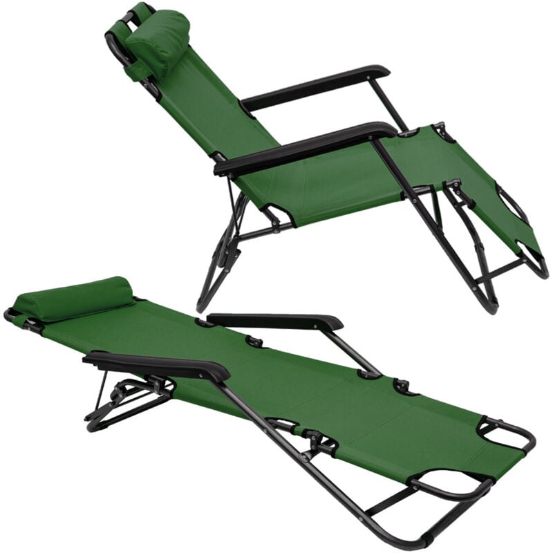 Tumbona Plegable | Cómoda Silla de Playa 153 cm + Reposacabezas + Reposapiernas + Respaldo Reclinable | Verde
Tumbona Plegable | Cómoda Silla de Playa 153 cm + Reposacabezas + Reposapiernas + Respaldo Reclinable | Verde