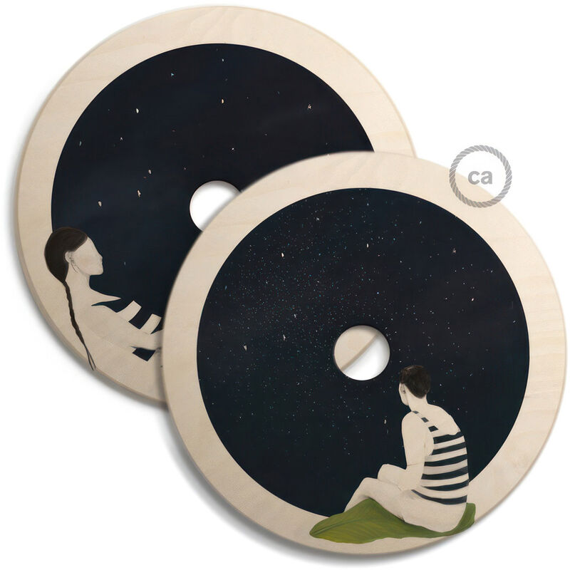 UFO Pantalla de madera ilustrada por varios artistas, doble cara - Diámetro 33cm | Chiara Fucà - Chiara Fucà
UFO Pantalla de madera ilustrada por varios artistas, doble cara - Diámetro 33cm | Chiara Fucà - Chiara Fucà