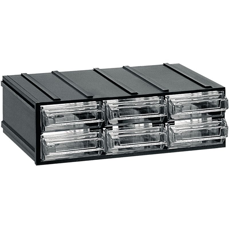 Unidad de almacenaje modular de plástico L192xP148xH 63 mm con 6 cajones transparentes
Unidad de almacenaje modular de plástico L192xP148xH 63 mm con 6 cajones transparentes