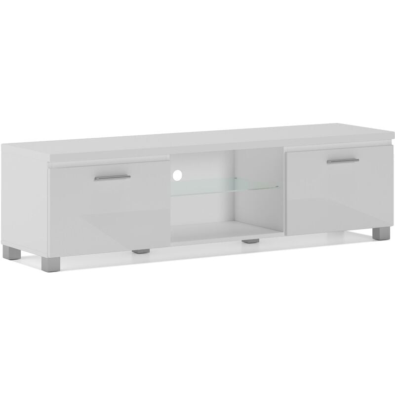 Unidad de salón TV, en acabado blanco mate y lacado blanco brillo. Medidas: 150 x 40 x 42 cm - BLANCO
Unidad de salón TV, en acabado blanco mate y lacado blanco brillo. Medidas: 150 x 40 x 42 cm - BLANCO