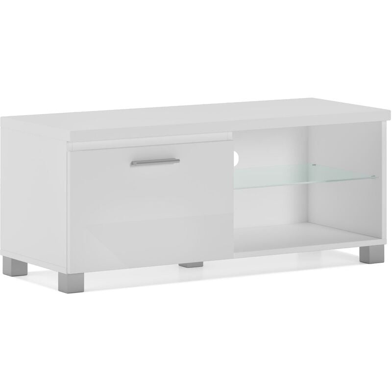 Unidad de salón TV, blanco mate y lacado blanco, tamaño: 100 x 40 x 42 cm de profundidad. - BLANCO
Unidad de salón TV, blanco mate y lacado blanco, tamaño: 100 x 40 x 42 cm de profundidad. - BLANCO