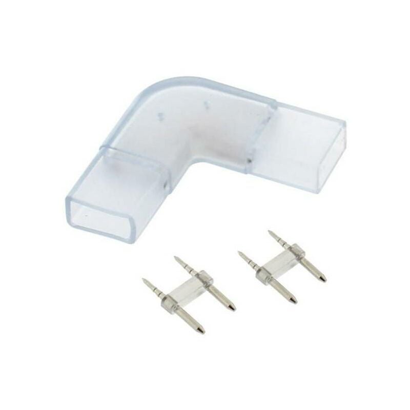 Unión intermedia L tira led 220V SMD5050 / SMD5630 - 9,5mm 
Unión intermedia L tira led 220V SMD5050 / SMD5630 - 9,5mm