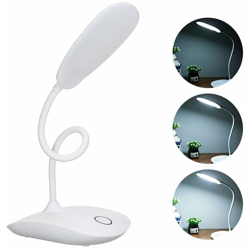 Happyshopping - USB recargable LED giratorio de 360 ¡ã Lampara de escritorio Brillo de 3 niveles Control tactil flexible Luz nocturna Luz de mesa
Happyshopping - USB recargable LED giratorio de 360 ¡ã Lampara de escritorio Brillo de 3 niveles Control tactil flexible Luz nocturna Luz de mesa