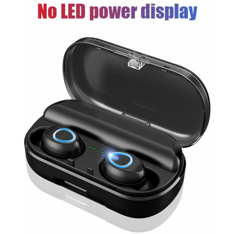 V10 BT 5.0 Auriculares inalambricos Estereo Mini auriculares inalambricos Auriculares con sonido HiFi Soporte para telefono Powerbank de 2400 mAh Sin
V10 BT 5.0 Auriculares inalambricos Estereo Mini auriculares inalambricos Auriculares con sonido HiFi Soporte para telefono Powerbank de 2400 mAh Sin
