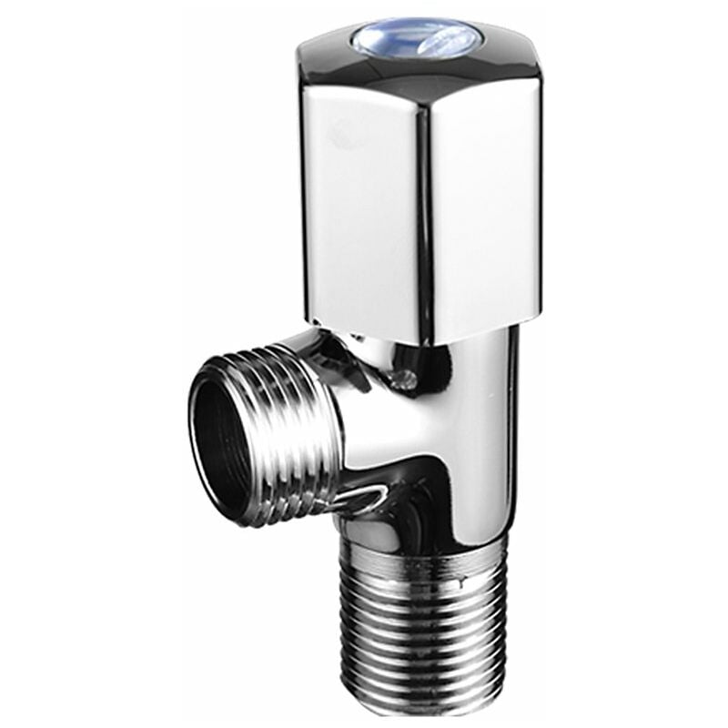 Valvula de angulo de laton valvula de cierre G1 / 2 para grifo de lavabo, calentador de agua, valvula de control de agua, herrajes, valvula de angulo