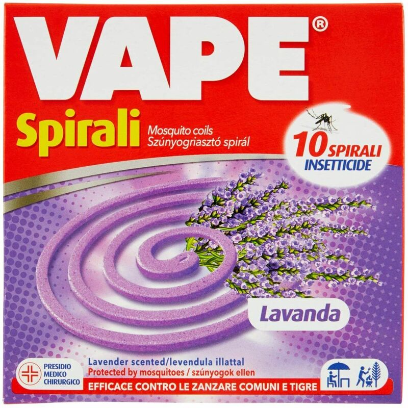 Vape Insetticida Spirali Profumate Anti Zanzare Insetti Pz Varie