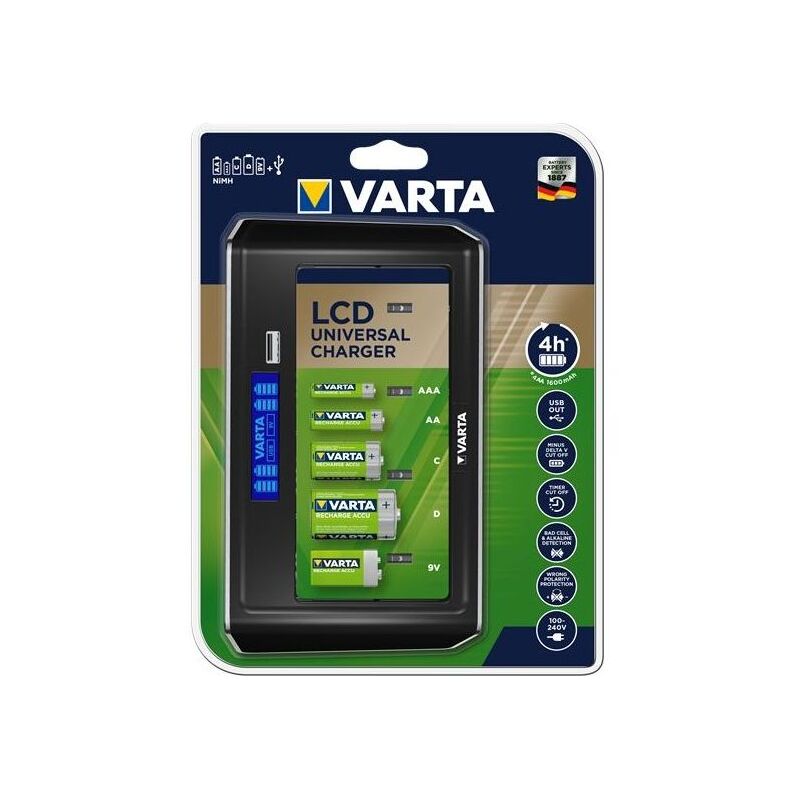 Carica Batterie Con Pile Stilo Aa Mah Varta Varta Us