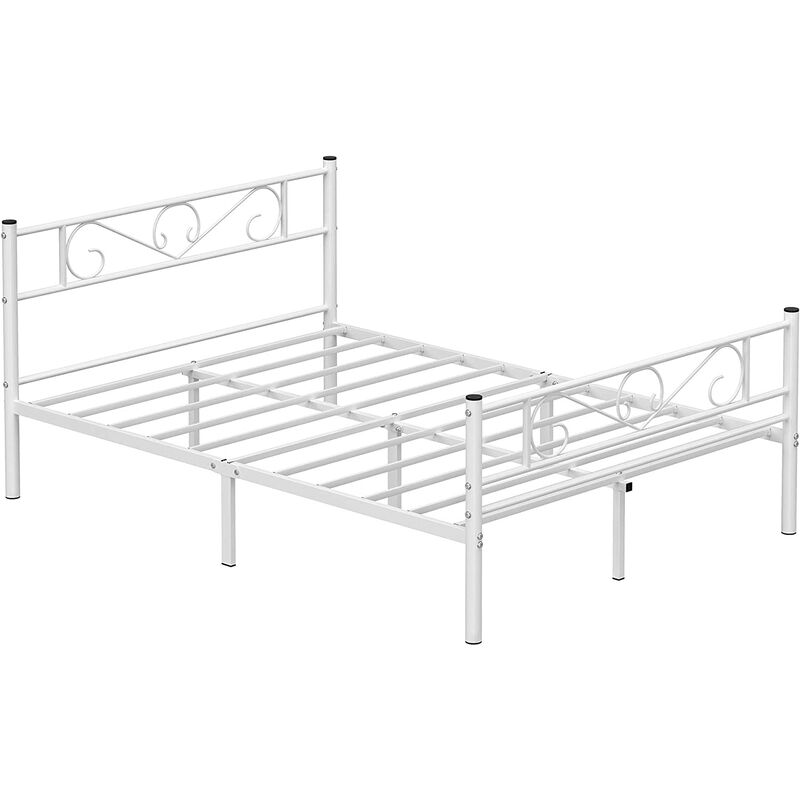 VASAGLE Marco de cama doble, Estructura de metal, para colchón de 140 x 190 cm, para adultos y niños, sin resorte de arco, Montaje simple, para
VASAGLE Marco de cama doble, Estructura de metal, para colchón de 140 x 190 cm, para adultos y niños, sin resorte de arco, Montaje simple, para