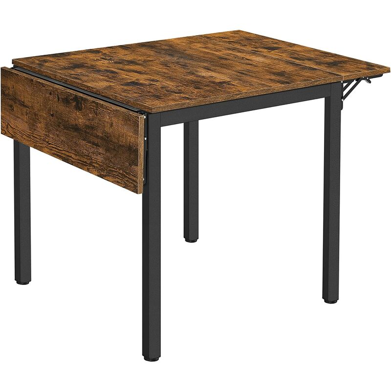 VASAGLE Mesa de Comedor, Mesa Extensible, Mesa de Hoja abatible, para 2-4 Personas, para Cocina, para Espacios pequeños, Marrón Rústico y Negro por
VASAGLE Mesa de Comedor, Mesa Extensible, Mesa de Hoja abatible, para 2-4 Personas, para Cocina, para Espacios pequeños, Marrón Rústico y Negro por