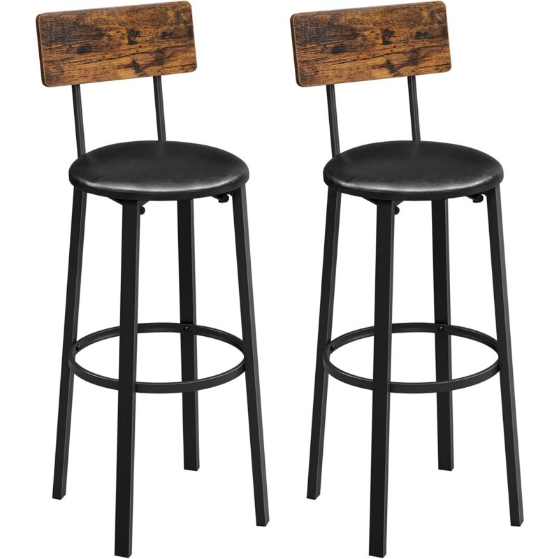 Songmics - VASAGLE Taburetes de Bar, Taburetes de Barra, Juego de 2 Taburetes Tapizados de PU, 39 x 39 x 100 cm, Reposapiés, Montaje Simple,
Songmics - VASAGLE Taburetes de Bar, Taburetes de Barra, Juego de 2 Taburetes Tapizados de PU, 39 x 39 x 100 cm, Reposapiés, Montaje Simple,