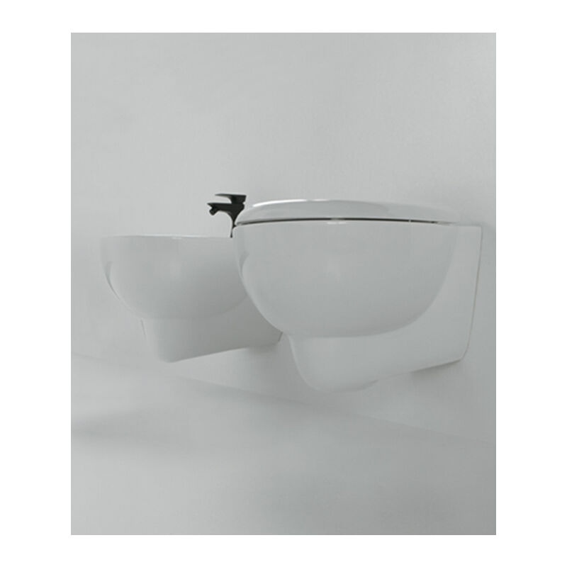 Vaso Wc Sospeso Senza Brida Copri Vaso Wc E Bidet Sospeso Serie Sp