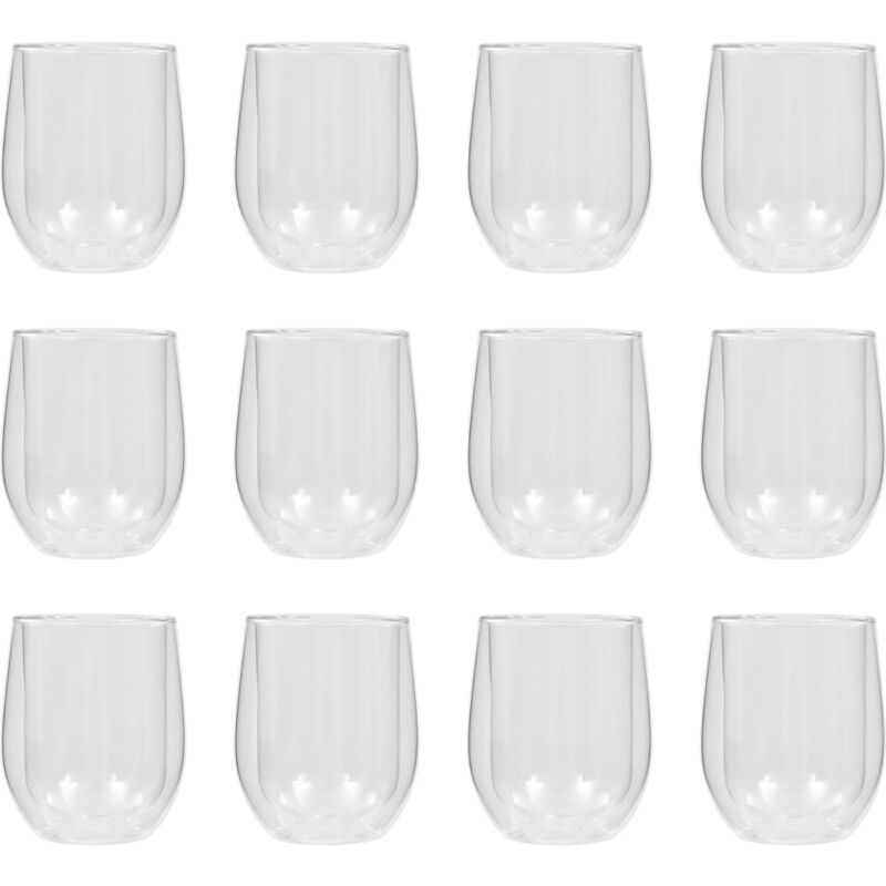 Vasos de Cristal Térmico Doble Pared para Té 320 ml 12 Unidades - Transparente - Vidaxl
Vasos de Cristal Térmico Doble Pared para Té 320 ml 12 Unidades - Transparente - Vidaxl