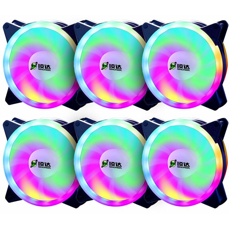 Caja RGB de 120 mm Ventilador Chasis Enfriador Velocidad ajustable / Control remoto / Concentrador de control / 12V RGB / 5V ARGB Placa base SYNC
Caja RGB de 120 mm Ventilador Chasis Enfriador Velocidad ajustable / Control remoto / Concentrador de control / 12V RGB / 5V ARGB Placa base SYNC