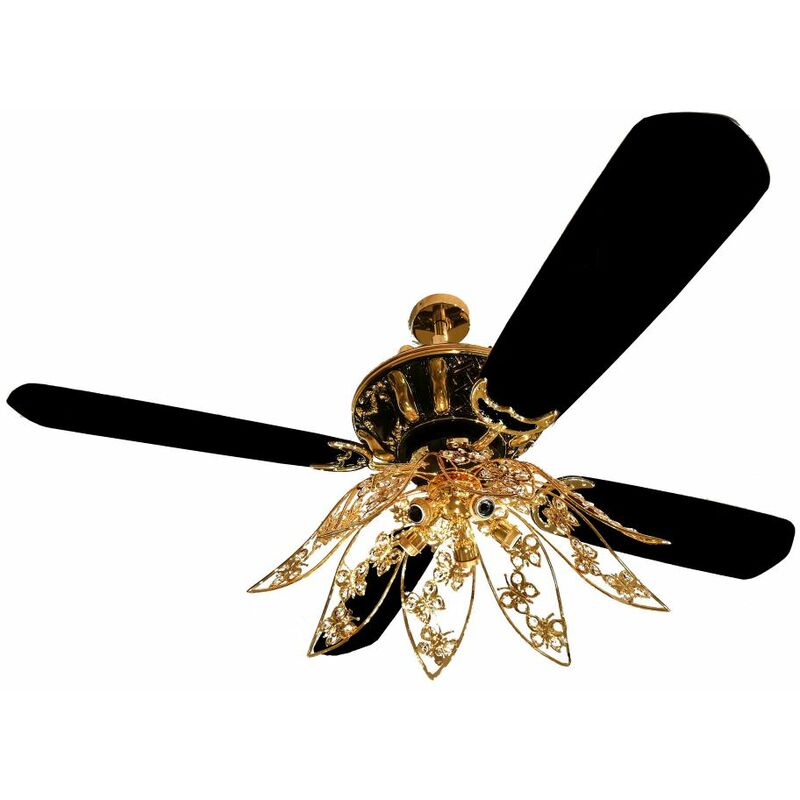 Ventilador de techo negro y dorado cm 152xh68abbassamentoda15incluso Razzetti FAN-MIG-07
Ventilador de techo negro y dorado cm 152xh68abbassamentoda15incluso Razzetti FAN-MIG-07