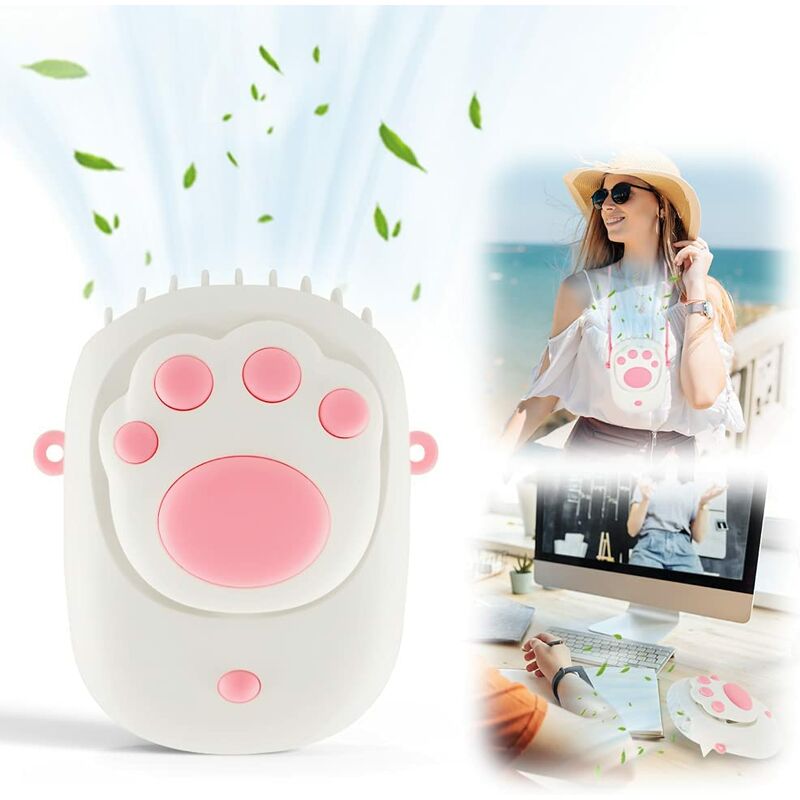 Ventilador portátil montado en el cuello, Mini ventilador, Ventilador portátil recargable de 3 velocidades de 1500 mAh, Ventilador de escritorio,
Ventilador portátil montado en el cuello, Mini ventilador, Ventilador portátil recargable de 3 velocidades de 1500 mAh, Ventilador de escritorio,