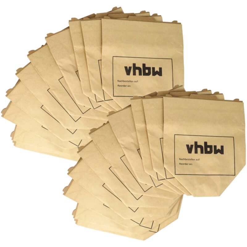 20x Bolsa aspiradora compatible con Vorwerk kobold VK131SC aspiradora - papel, 24,5 cm x 20,5 cm, marrón - Vhbw
20x Bolsa aspiradora compatible con Vorwerk kobold VK131SC aspiradora - papel, 24,5 cm x 20,5 cm, marrón - Vhbw